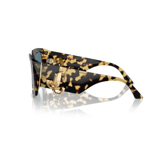 26SS 지미추 선글라스 0Jc5006u 오버사이즈 호피무늬 사각 프레임 - JIMMY CHOO