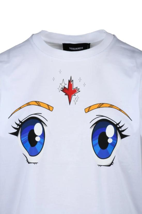 25SS 디스퀘어드2 반팔 티셔츠 그래픽 프린트 면 티셔츠 - DSQUARED2