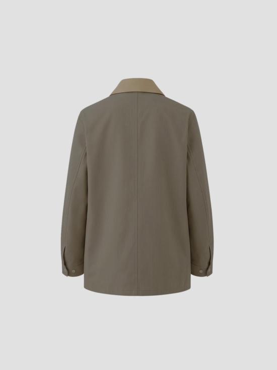 26SS 오라리 자켓 A26SB06WC TP GRY BG TOP GREY BEIGE - AURALEE