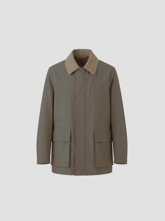 26SS 오라리 자켓 A26SB06WC TP GRY BG TOP GREY BEIGE