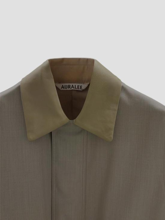 26SS 오라리 자켓 A26SB06WC TP GRY BG TOP GREY BEIGE - AURALEE