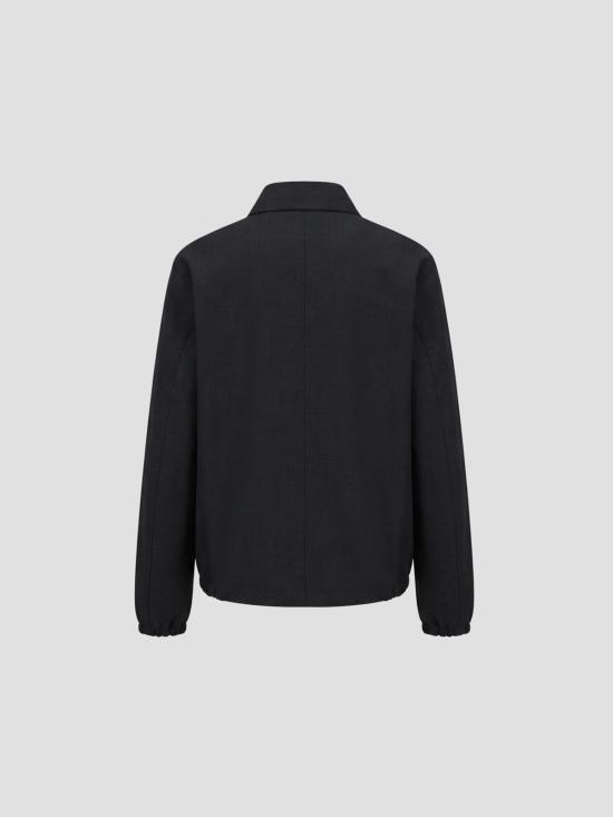 26SS 오라리 자켓 A26SB02WB TP CHRCL TOP CHARCOAL - AURALEE