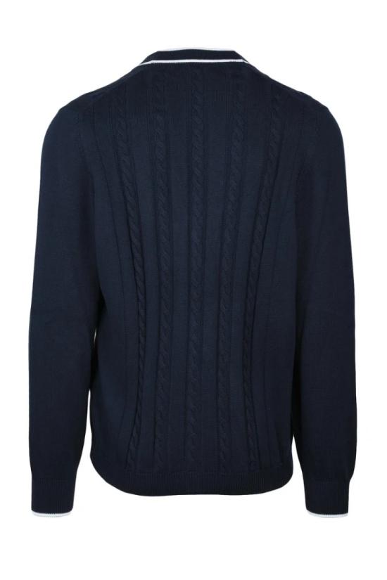  브루넬로 쿠치넬리 가디건 면 가디건 - 블루 - BRUNELLO CUCINELLI