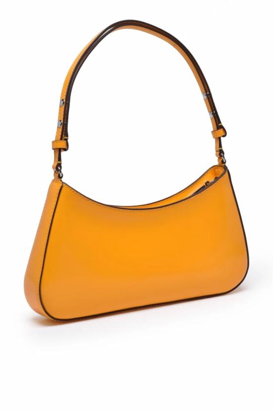 25SS 토리버치 숄더백 에머슨 페이턴트  블랙/오렌지 - TORY BURCH