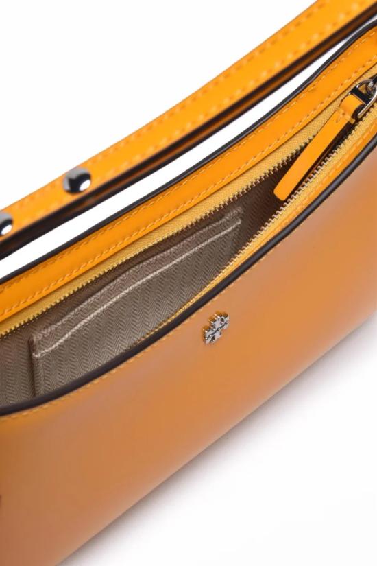 25SS 토리버치 숄더백 에머슨 페이턴트  블랙/오렌지 - TORY BURCH