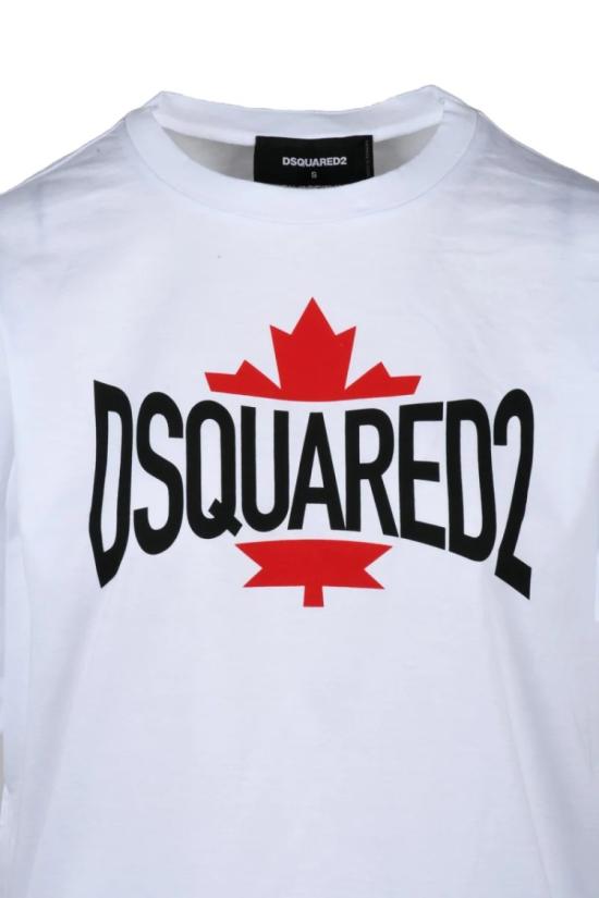 25SS 디스퀘어드2 반팔 티셔츠 크루넥 티셔츠 - 화이트 - DSQUARED2