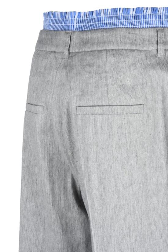 25SS 마렐라 스포츠 스트레이트 팬츠 스포츠 린넨 혼방  - 그레이 - MARELLA SPORT