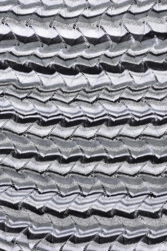 25SS 미소니 머플러/스카프 면, 비스코스, 폴리아미드 혼방 스카프 - 화이트/블랙 - MISSONI