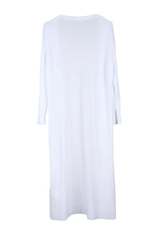 25SS 막스마라 가디건 긴 오픈형 가디건 - 화이트 - MAX MARA