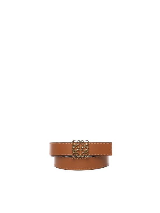 26FW 로에베 벨트 E821Z26X03 2544 TAN BLACK GOLD - LOEWE