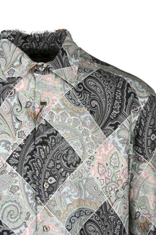  에트로 긴팔 셔츠 비스코스  - 멀티컬러 - ETRO