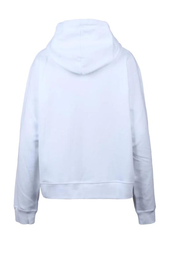  디스퀘어드2 후드 티셔츠 크롭 화이트 후드티 - DSQUARED2