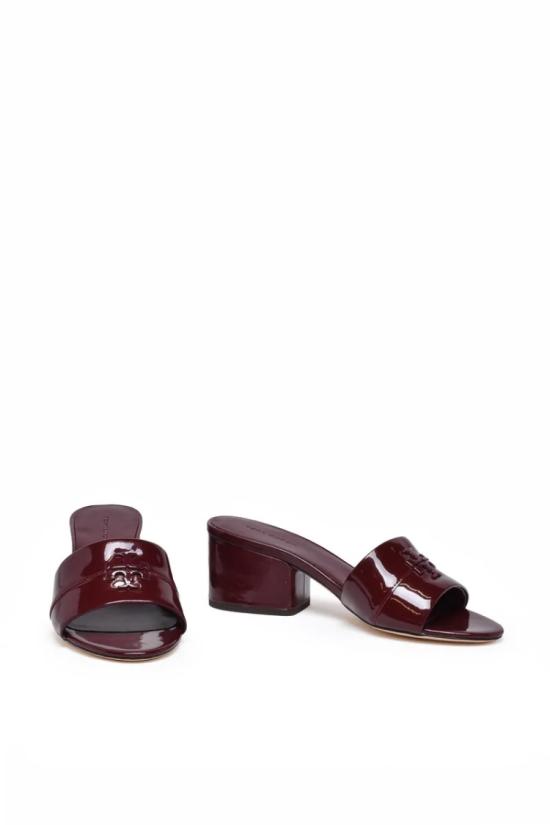  토리버치 뮬/슬리퍼 페이턴트 뮬 - 레드 - TORY BURCH