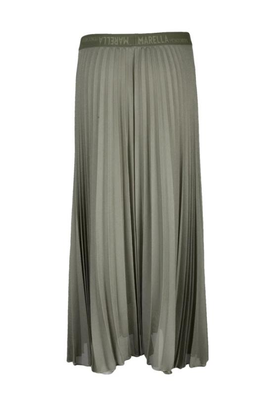 25SS 마렐라 모노크롬 롱 스커트 아세르보 플리츠  - 그린 - MARELLA MONOCHROME