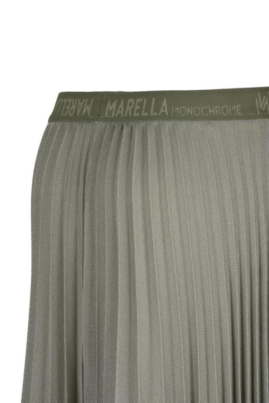 25SS 마렐라 모노크롬 롱 스커트 아세르보 플리츠  - 그린 - MARELLA MONOCHROME