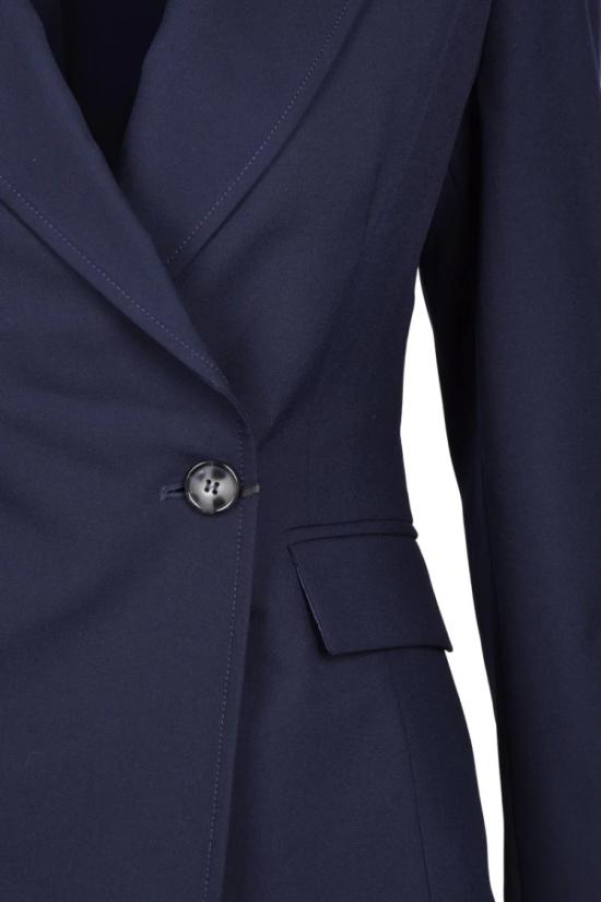 25SS 마렐라 수트 자켓 더블 브레스트 볼레로 재킷 - 블루 - MARELLA