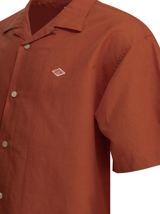 26SS 단톤 반팔 셔츠 DT B0436 VCLORANGE Orange - DANTON