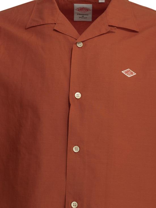 26SS 단톤 반팔 셔츠 DT B0436 VCLORANGE Orange - DANTON