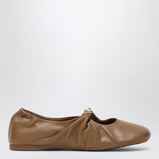 26SS 로에베 나파 램스킨 페블 소프트 발레리나 L815466X46LE Beige