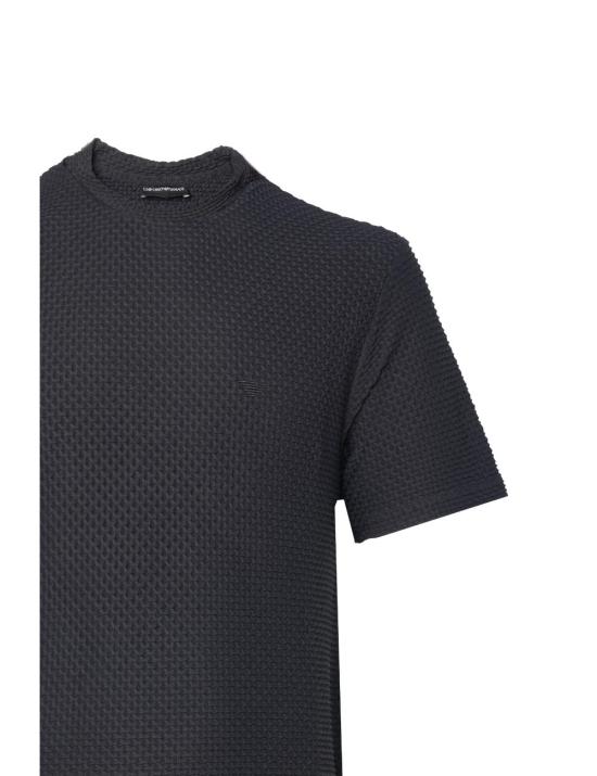 26SS 엠포리오 아르마니 반팔 티셔츠 EM005555AF25179 UC001 Black - EMPORIO ARMANI