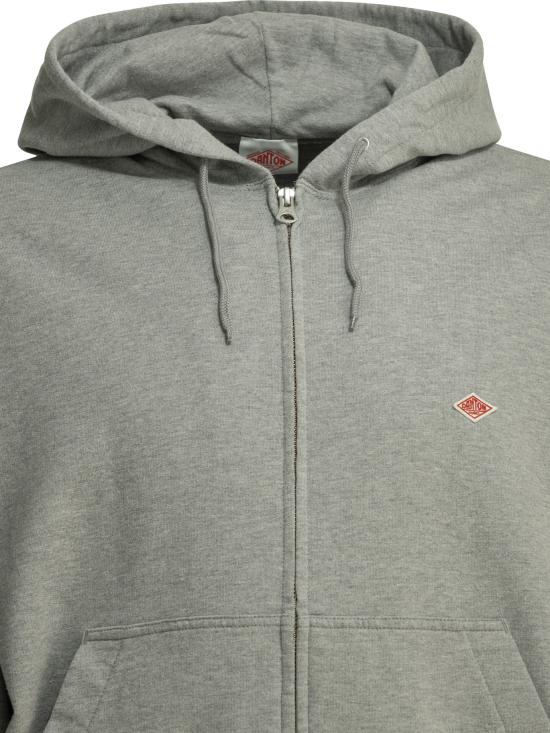 26SS 단톤 후드 티셔츠 DT C0407 CINTOP GREY Grey - DANTON