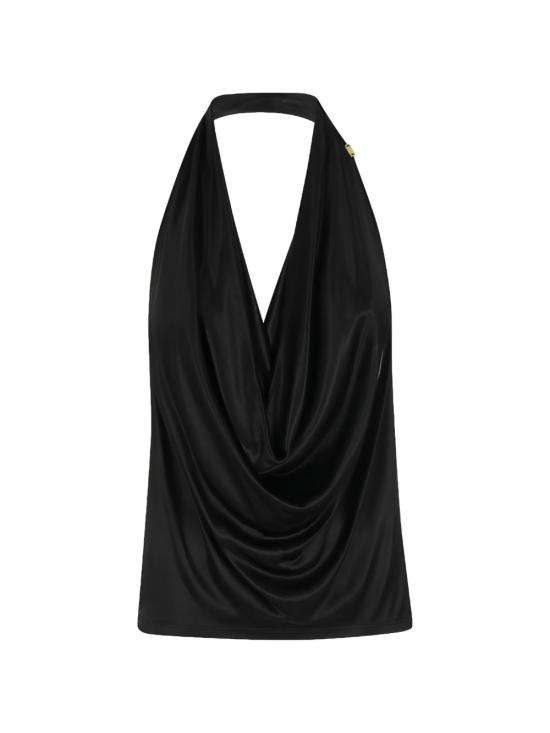 26SS 엘리자베타프랜치 민소매 티셔츠 CN00863E2 110 Nero - ELISABETTA FRANCHI