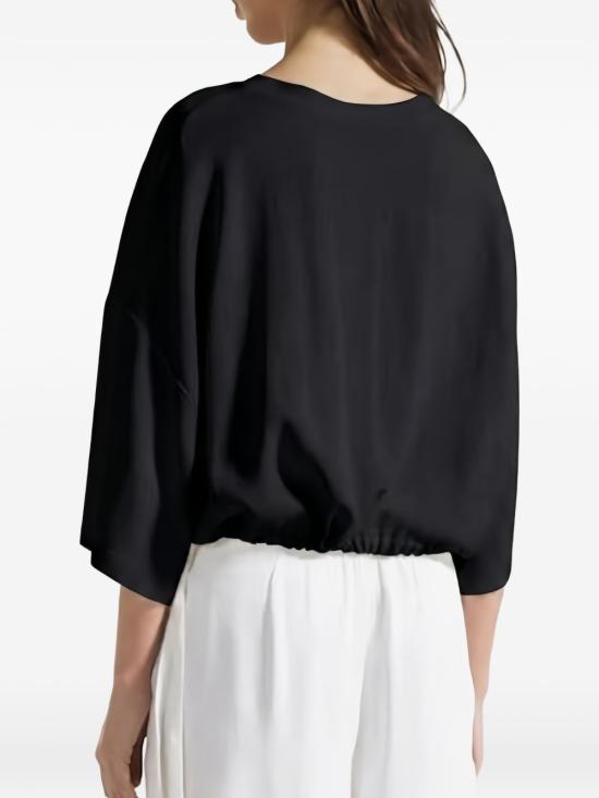 26SS 세븐티 블라우스 CA1522 460206999 Black - SEVENTY