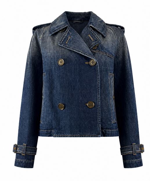 26SS 버버리 데님 자켓 8126570 A1322 Mid blue