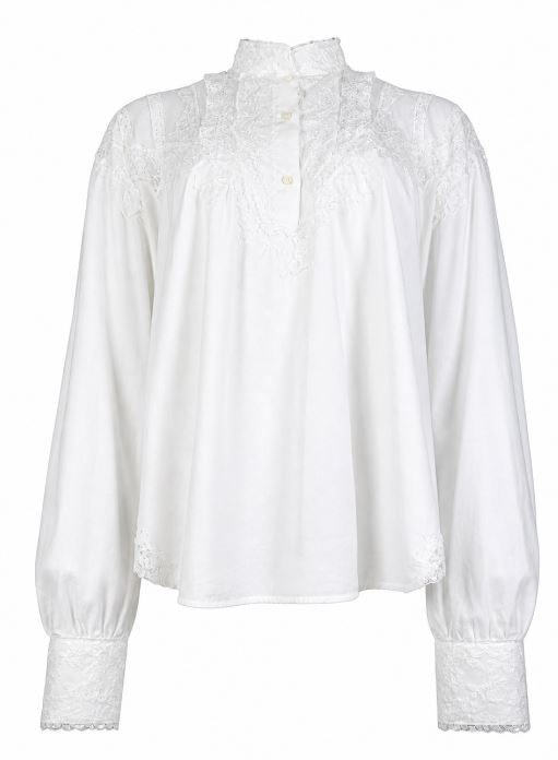 26SS 에르마노 설비노 셔츠 D482K375AP HZR10602 Snow white