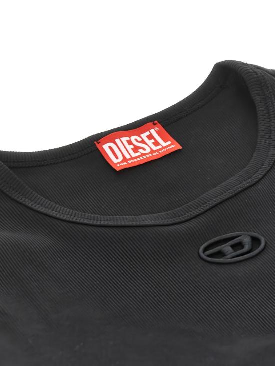 26FW 디젤 반팔 티셔츠 A21197 0EJAI9XX BLACK - DIESEL