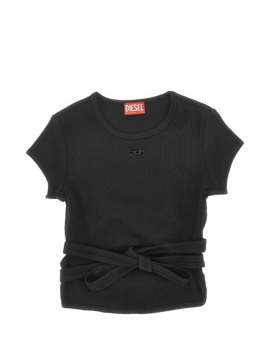26FW 디젤 반팔 티셔츠 A21197 0EJAI9XX BLACK