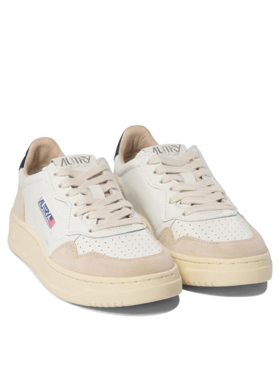 26SS 오트리 메달리스트 로우 레더 스니커즈 AULWLS28 White - AUTRY