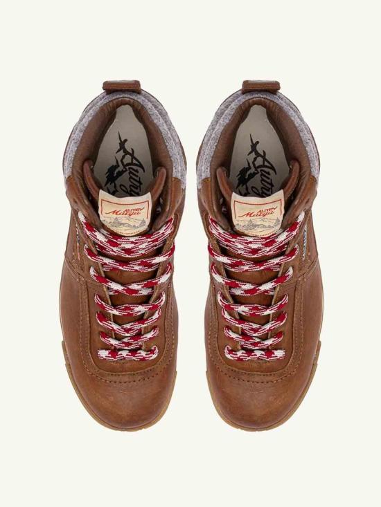 25FW 오트리 MALGA 포니 헤어 텍스처 HBMWHF01 Beige - AUTRY