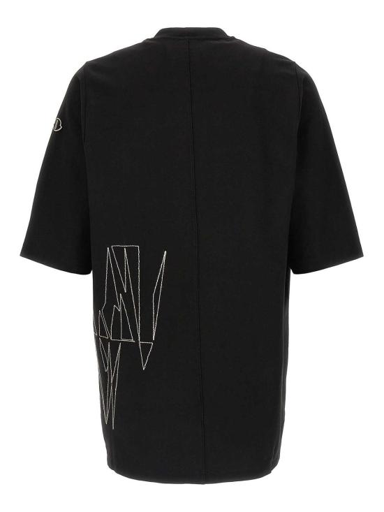 26SS 릭 오웬스 반팔 티셔츠 MU01F8C0489B7R999 Black - RICK OWENS