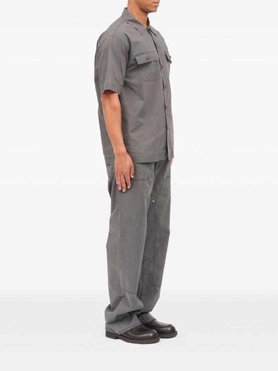 26SS MM6 메종마르지엘라 반팔 셔츠 SH0DR0008 M35741 855 GREY DOM - MM6 MAISON MARGIELA
