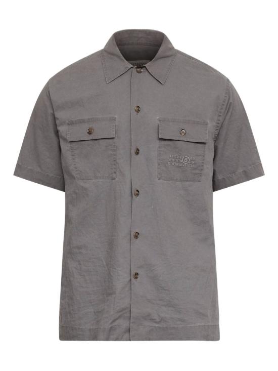 26SS MM6 메종마르지엘라 반팔 셔츠 SH0DR0008 M35741 855 GREY DOM