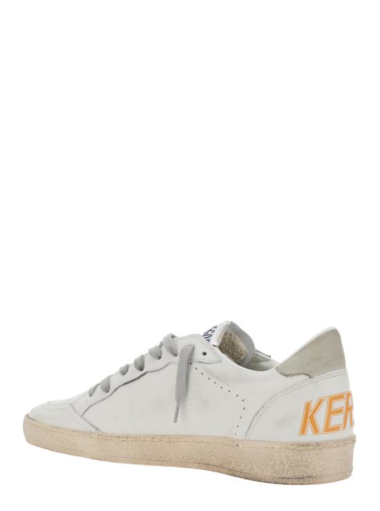26FW 골든구스 볼 스타 스웨이드 스니커즈 GMF00117F00757111660 White - GOLDEN GOOSE