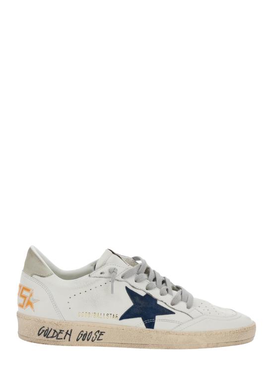 26FW 골든구스 볼 스타 스웨이드 스니커즈 GMF00117F00757111660 White