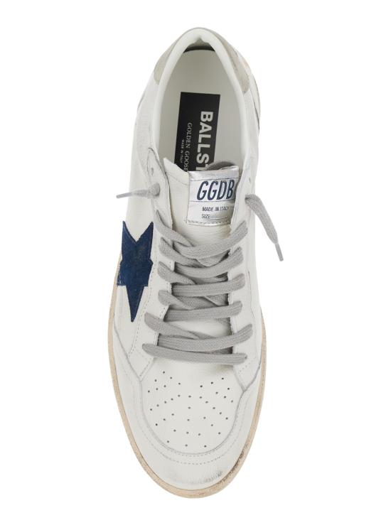 26FW 골든구스 볼 스타 스웨이드 스니커즈 GMF00117F00757111660 White - GOLDEN GOOSE