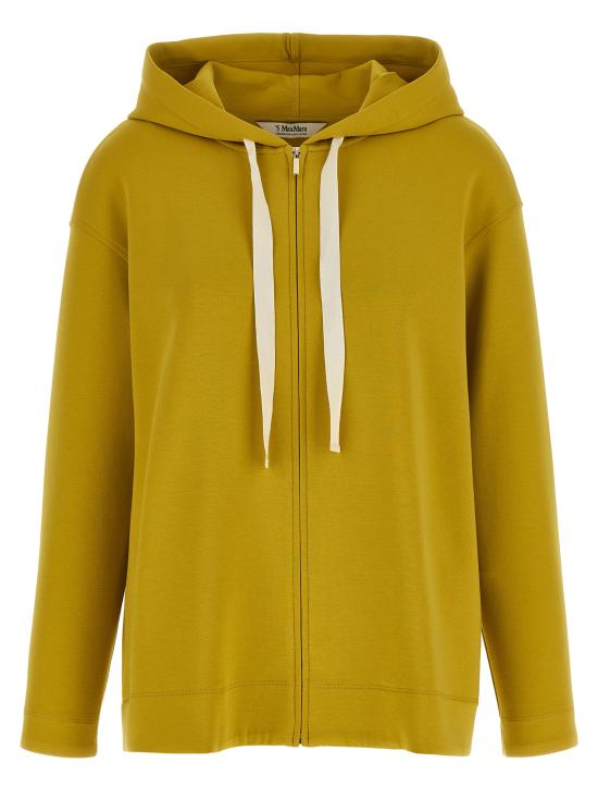 26SS 에스막스마라 후드 티셔츠 2619921013600005 Yellow