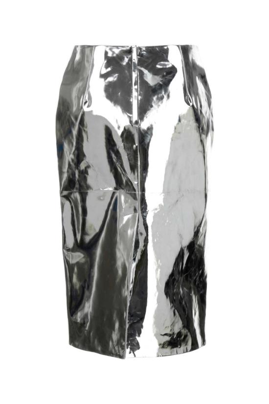 26SS 질샌더 스커트 J03MA0293J07230 042 Silver - JIL SANDER