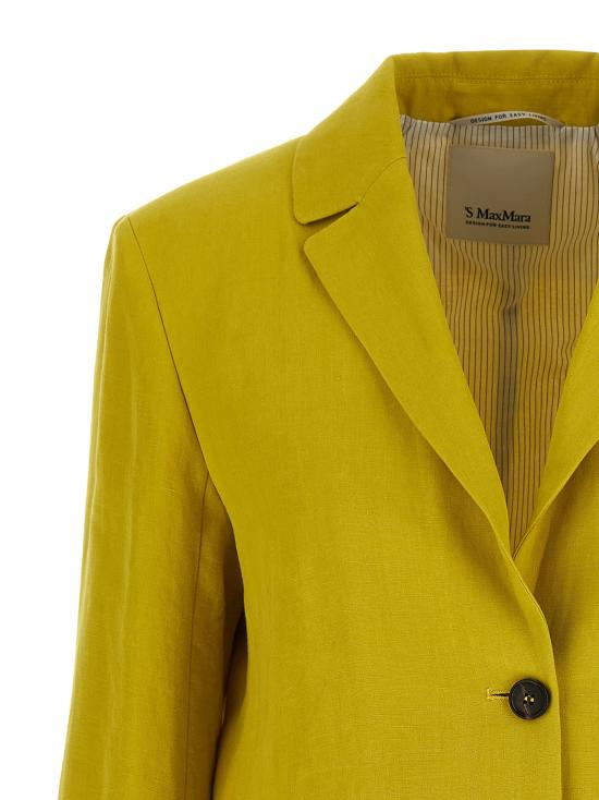 26SS 에스막스마라 수트 자켓 2619041013600002 Yellow - 'S MAX MARA