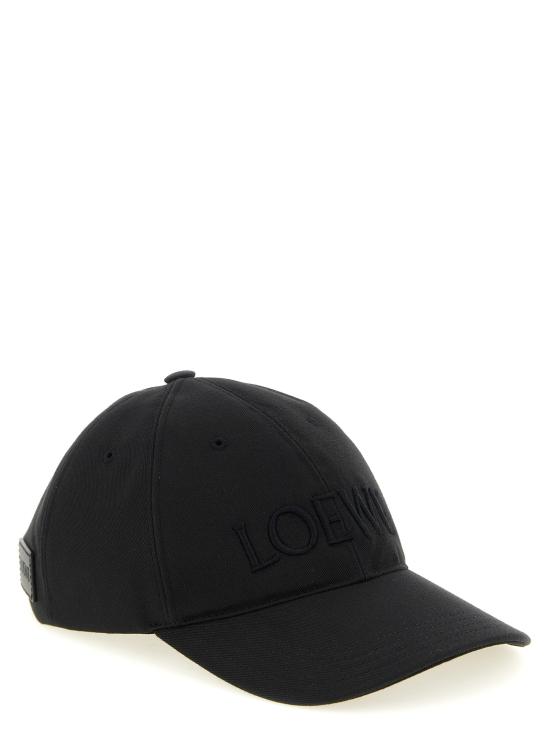 26FW 로에베 로고 자수 캡 K820358X681100 Black - LOEWE