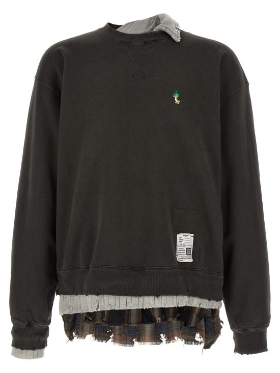 26SS 메종 미하라 야스히로 긴팔 티셔츠 J16PO752BLACK Black