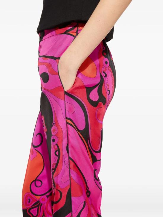 26SS 에밀리오푸치 스트레이트 팬츠 6HRT10 6H731 026 FUCHSIA BLACK - EMILIO PUCCI