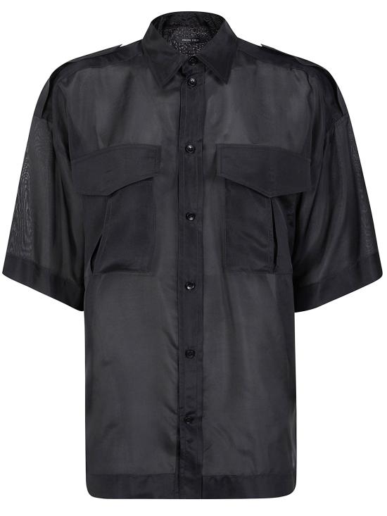 26SS 피비 파일로 블라우스 DC125 SE3515 900BK BLACK