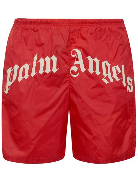 26SS 팜앤젤스 스윔팬츠 PMFD018S26FAB001 RED OFF WHITE
