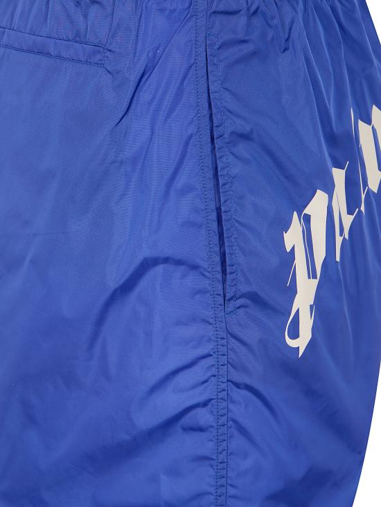 26SS 팜앤젤스 스윔팬츠 PMFD018S26FAB001 COBALT BLUE OFF WHITE - PALM ANGELS