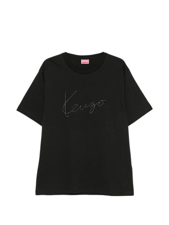 26FW 겐조 반팔 티셔츠 FG65TS2864SG 99J BLACK - KENZO