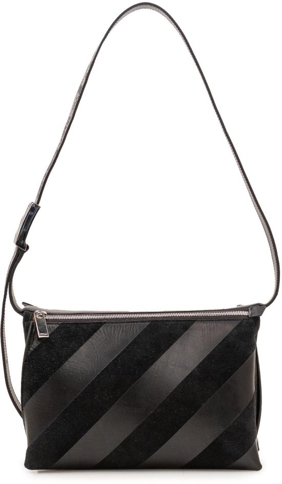 26SS 오프화이트 숄더백 OWNN18NS26LEA0011010 BLACK